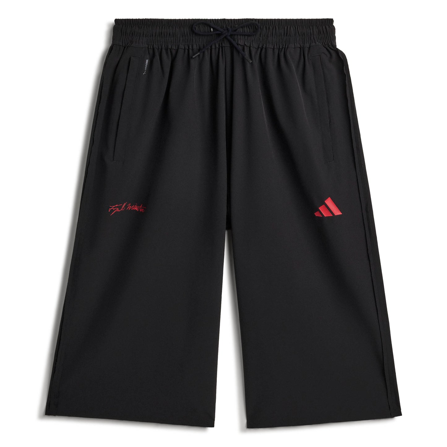Adidas x Tyrrell Winston Long Shorts in Black – front