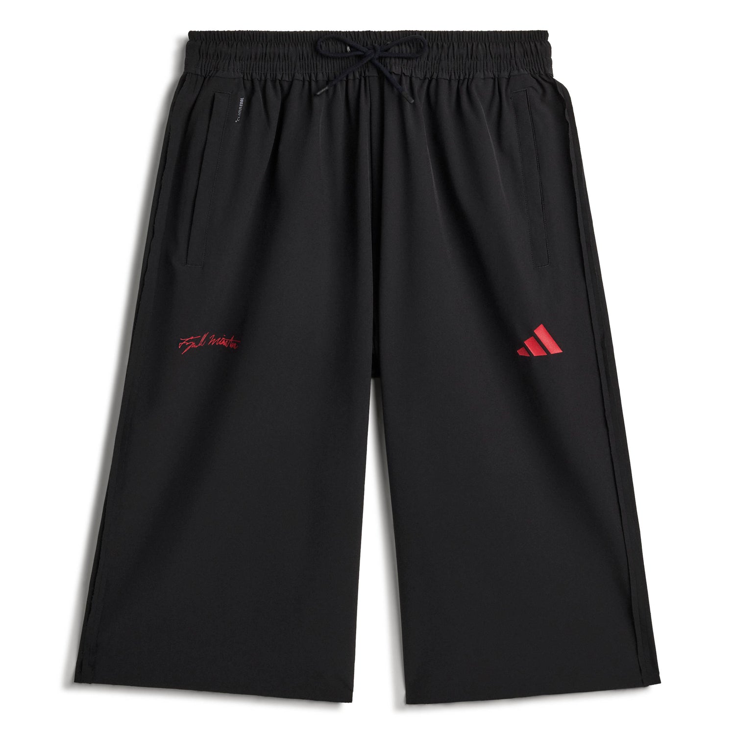 Adidas x Tyrrell Winston Long Shorts in Black – front