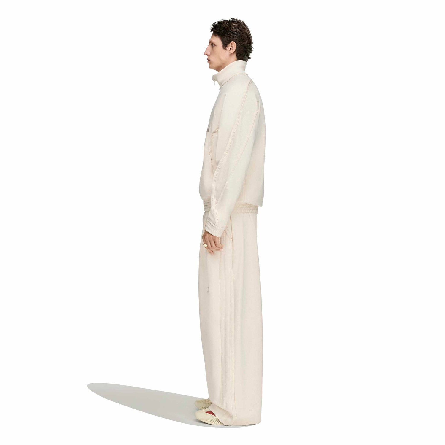 Adidas x Tyrrell Winston Stadium Track Top in Wonder White – side