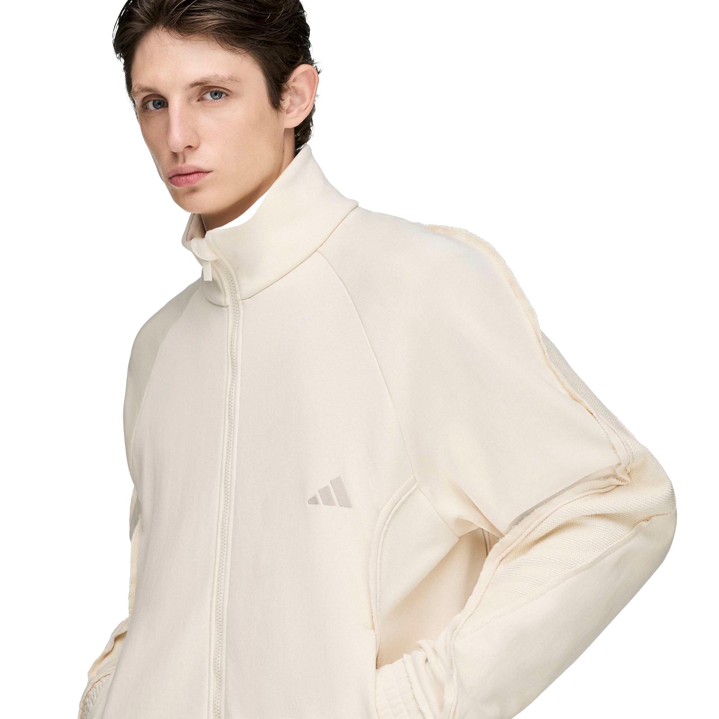 Adidas x Tyrrell Winston Stadium Track Top in Wonder White – detail