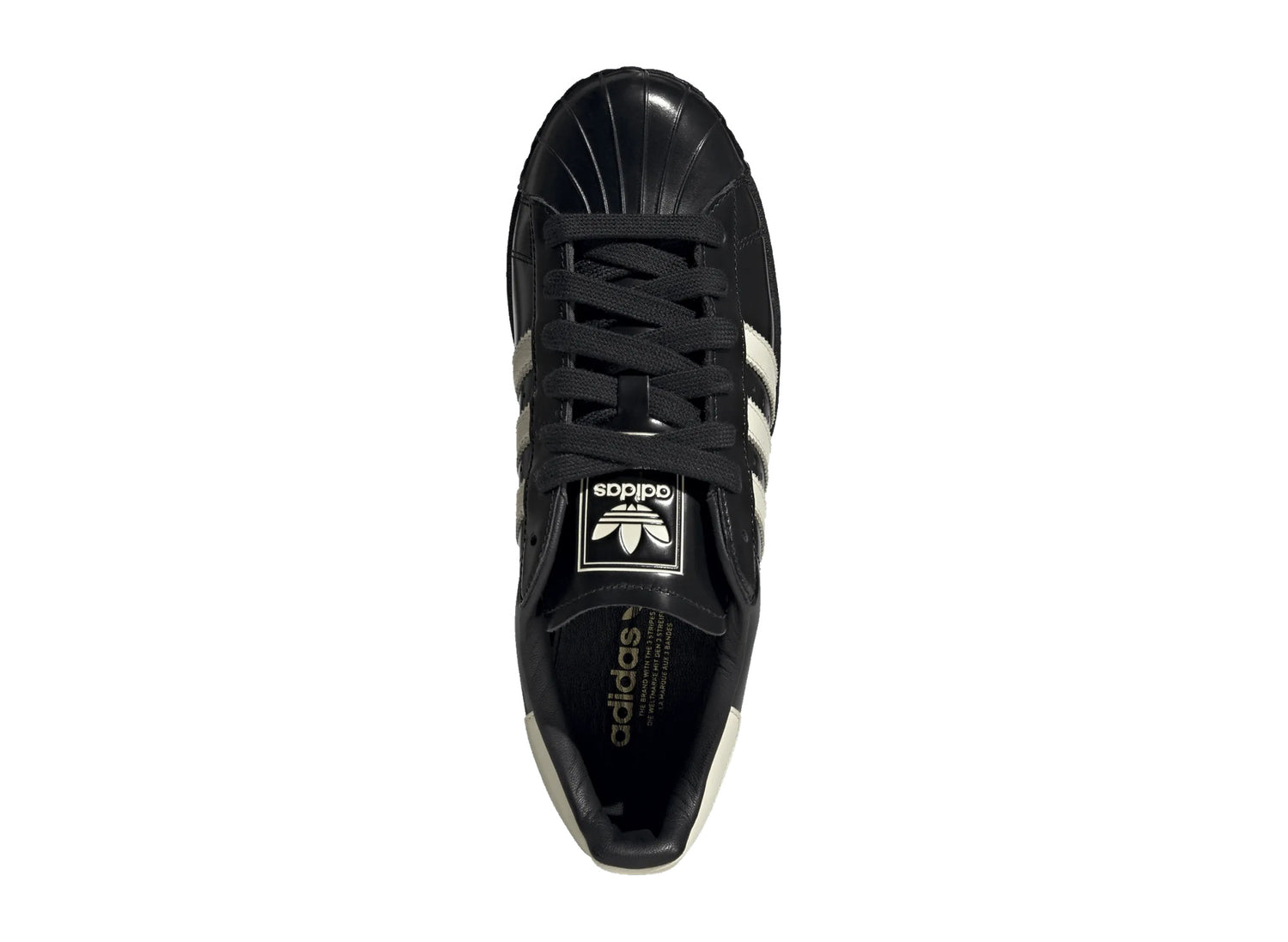 Adidas Superstar II KZ6730 Core Black Cream White top view