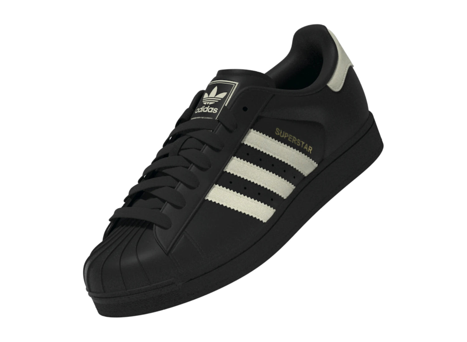 Adidas Superstar II KZ6730 Core Black Cream White front three-quarter view