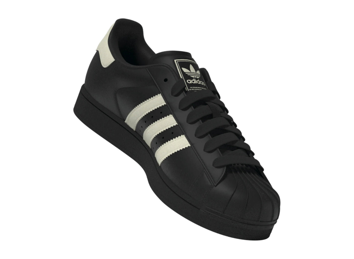 Adidas Superstar II KZ6730 Core Black Cream White alternate front three-quarter view