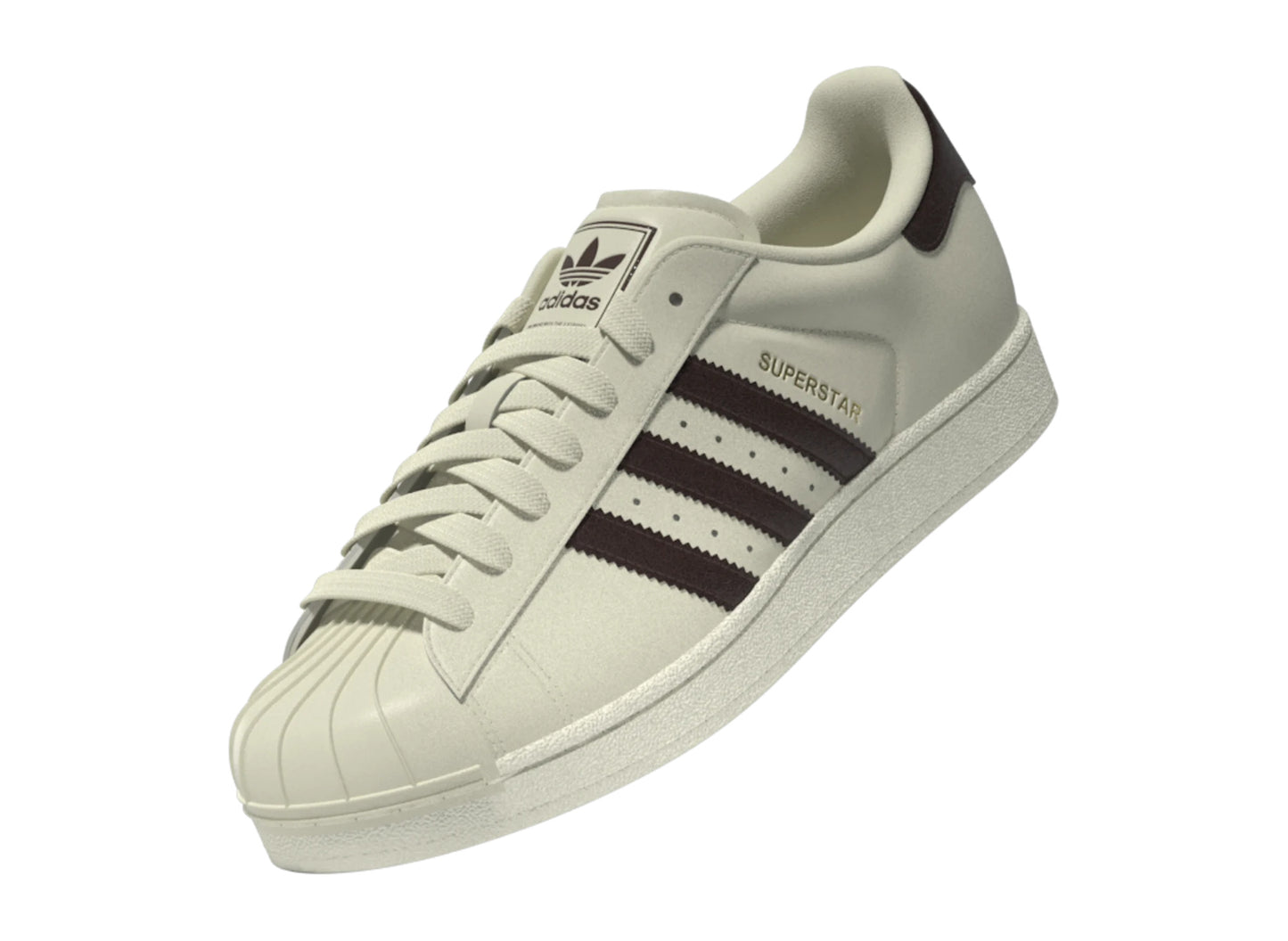 Adidas Superstar II KZ6731 Cream White Auburn front three-quarter view