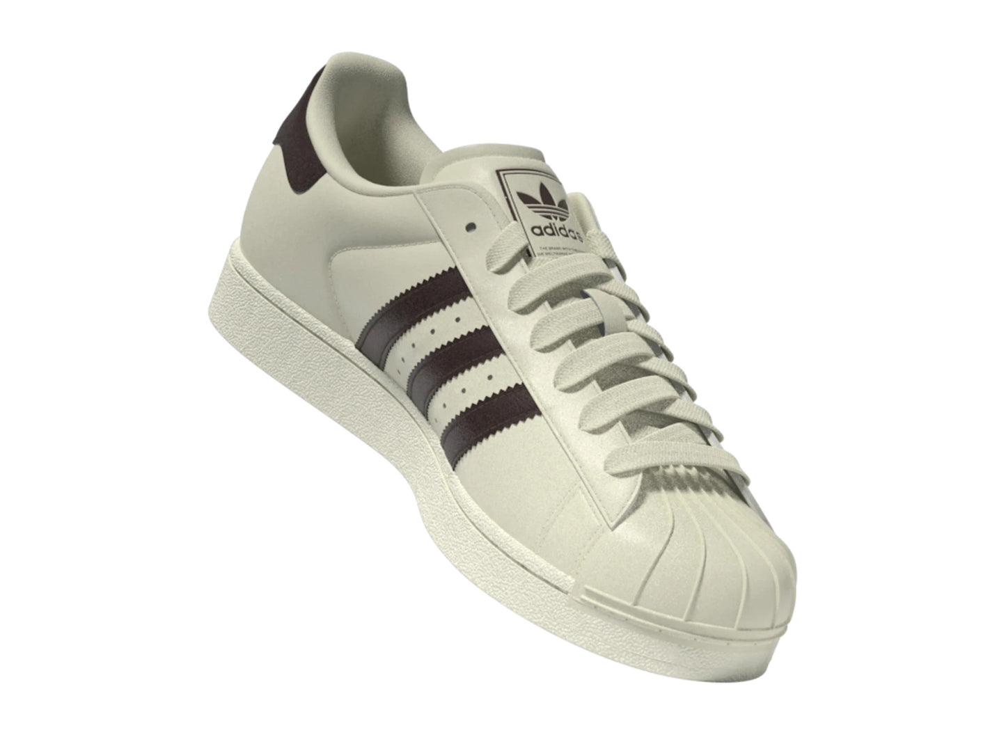 Adidas Superstar II KZ6731 Cream White Auburn alternate front three-quarter view