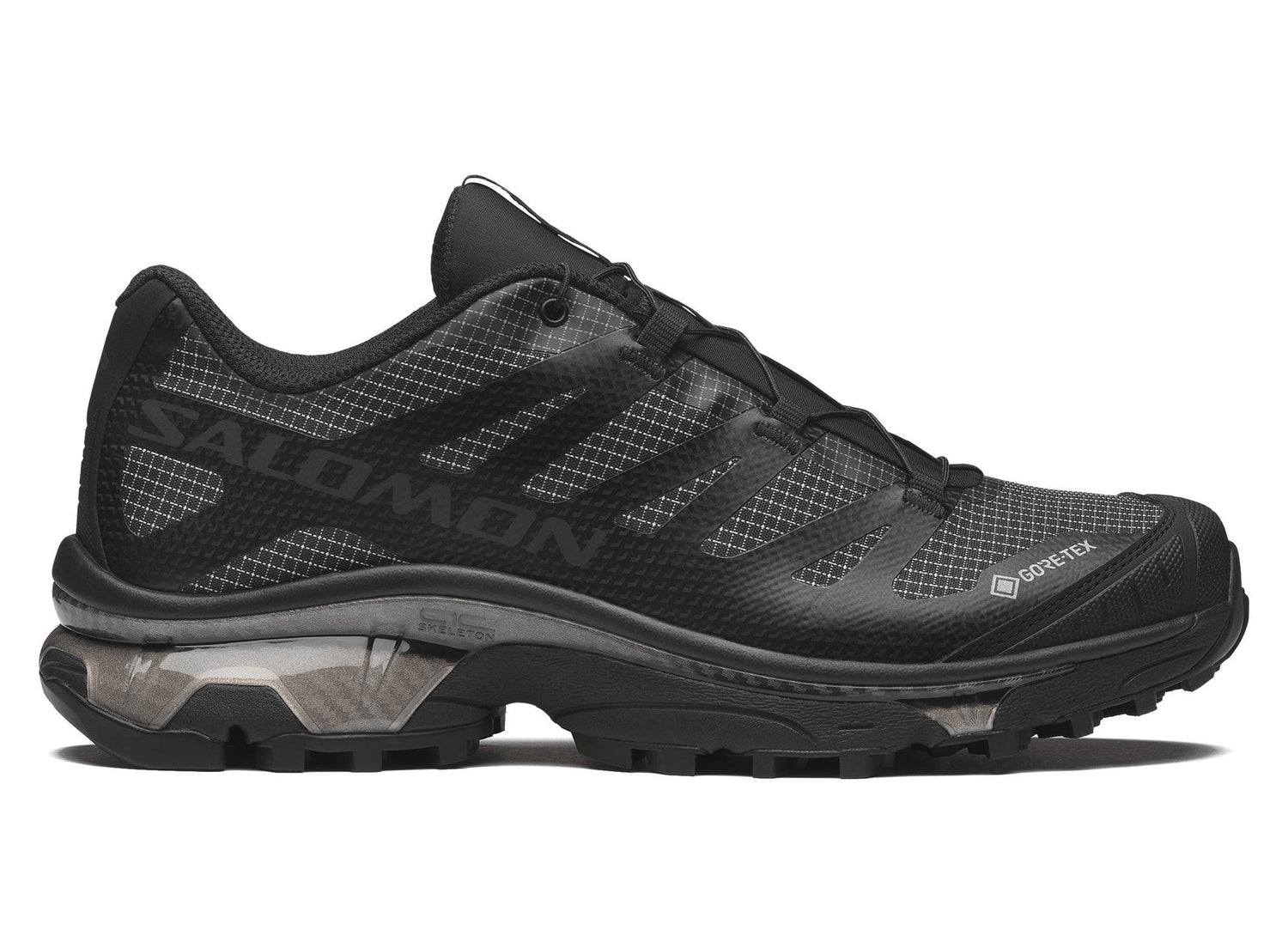 Salomon XT-4 OG GTX Black / Black / Black side view