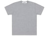 Comme des Garçons Play Red Emblem Back Logo T-Shirt in Grey