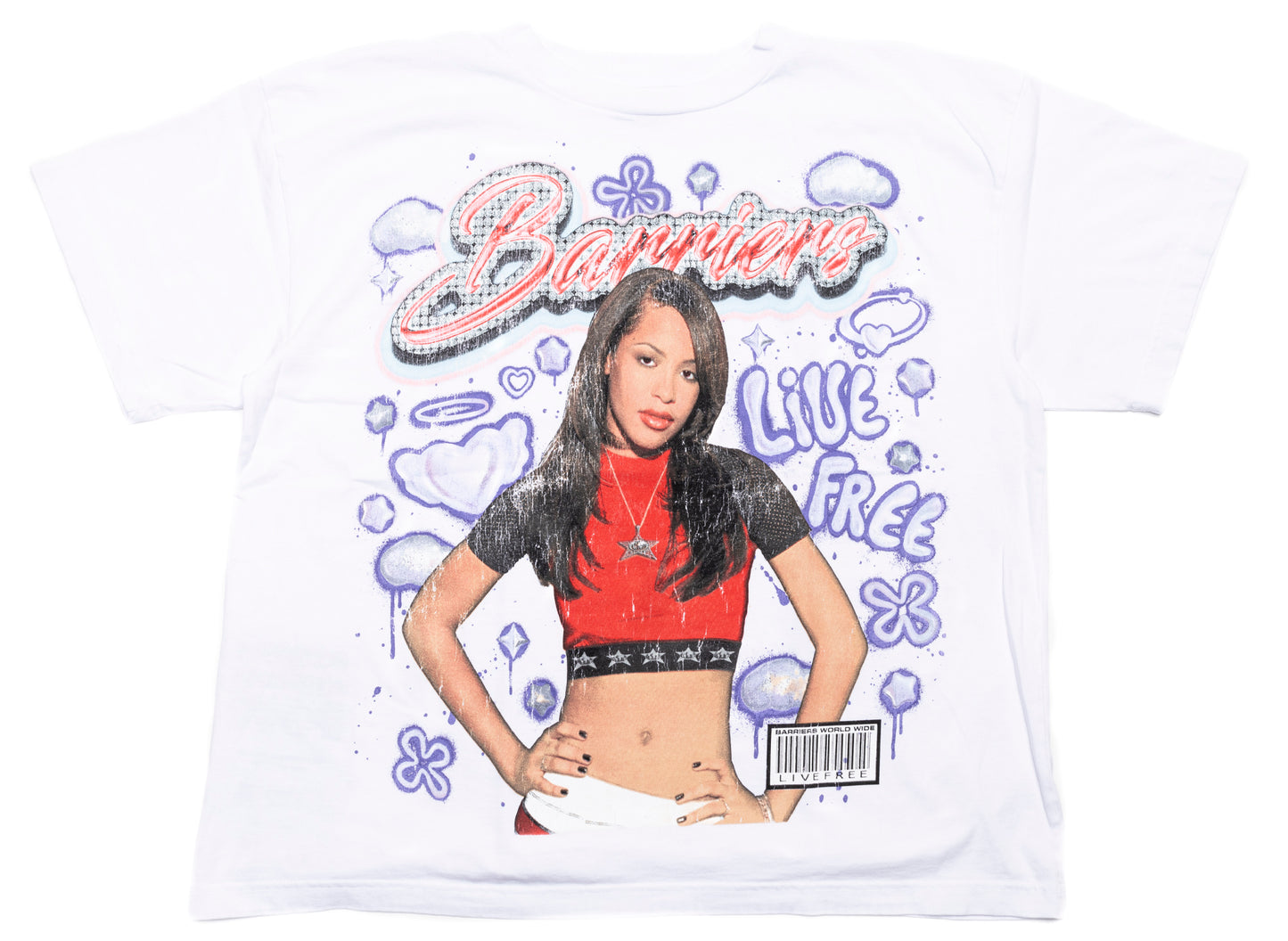 Barriers x Aaliyah One in a Million Tee in White