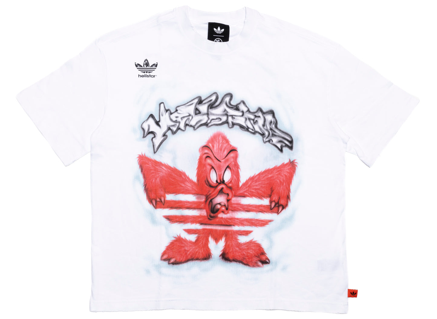 Adidas x Hellstar Graphic T-Shirt in White
