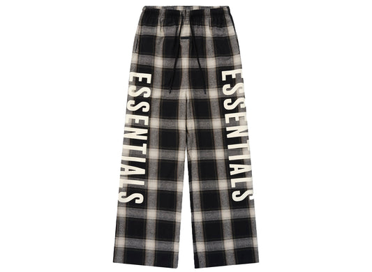 Fear of God Essentials Lounge Pant in Iron Grey Plaid
