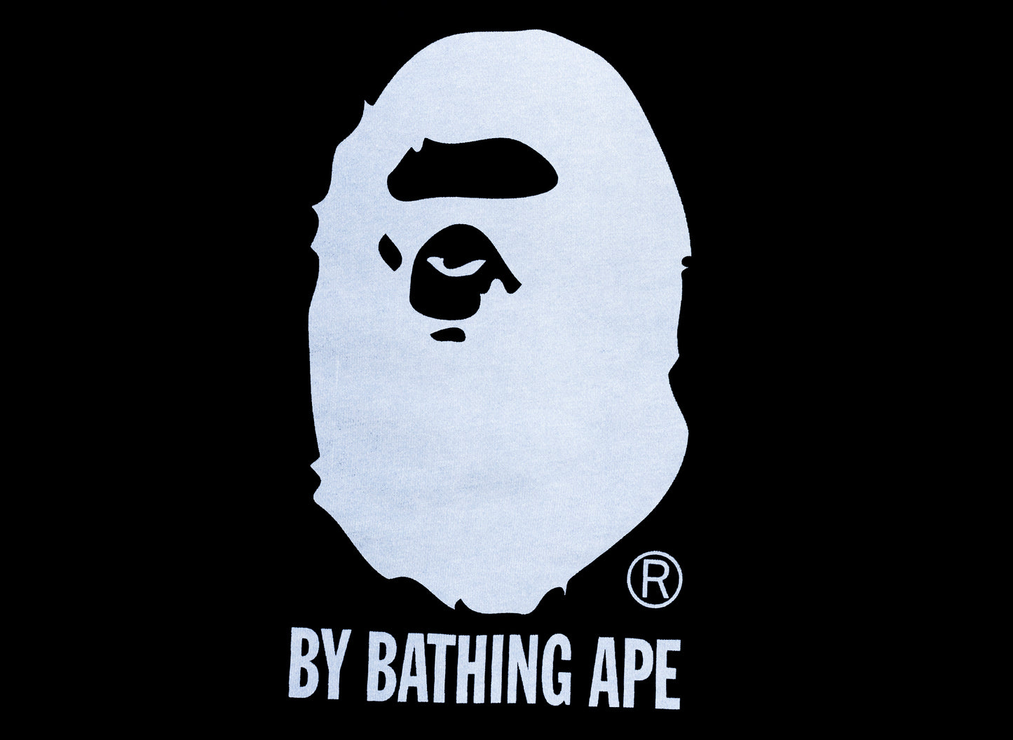 A Bathing Ape By Bathing Ape Overdye Crewneck in Black
