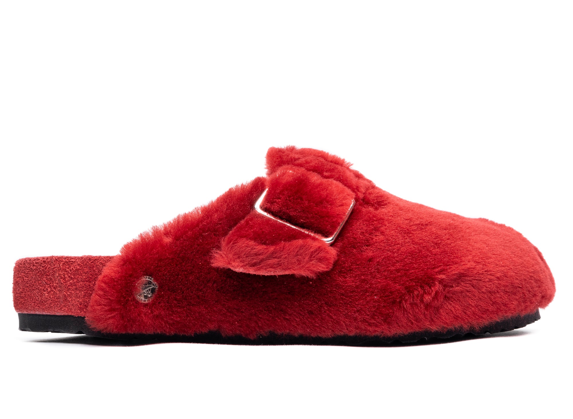 Birkenstock Boston 1774 in Shearling Red – Oneness Boutique