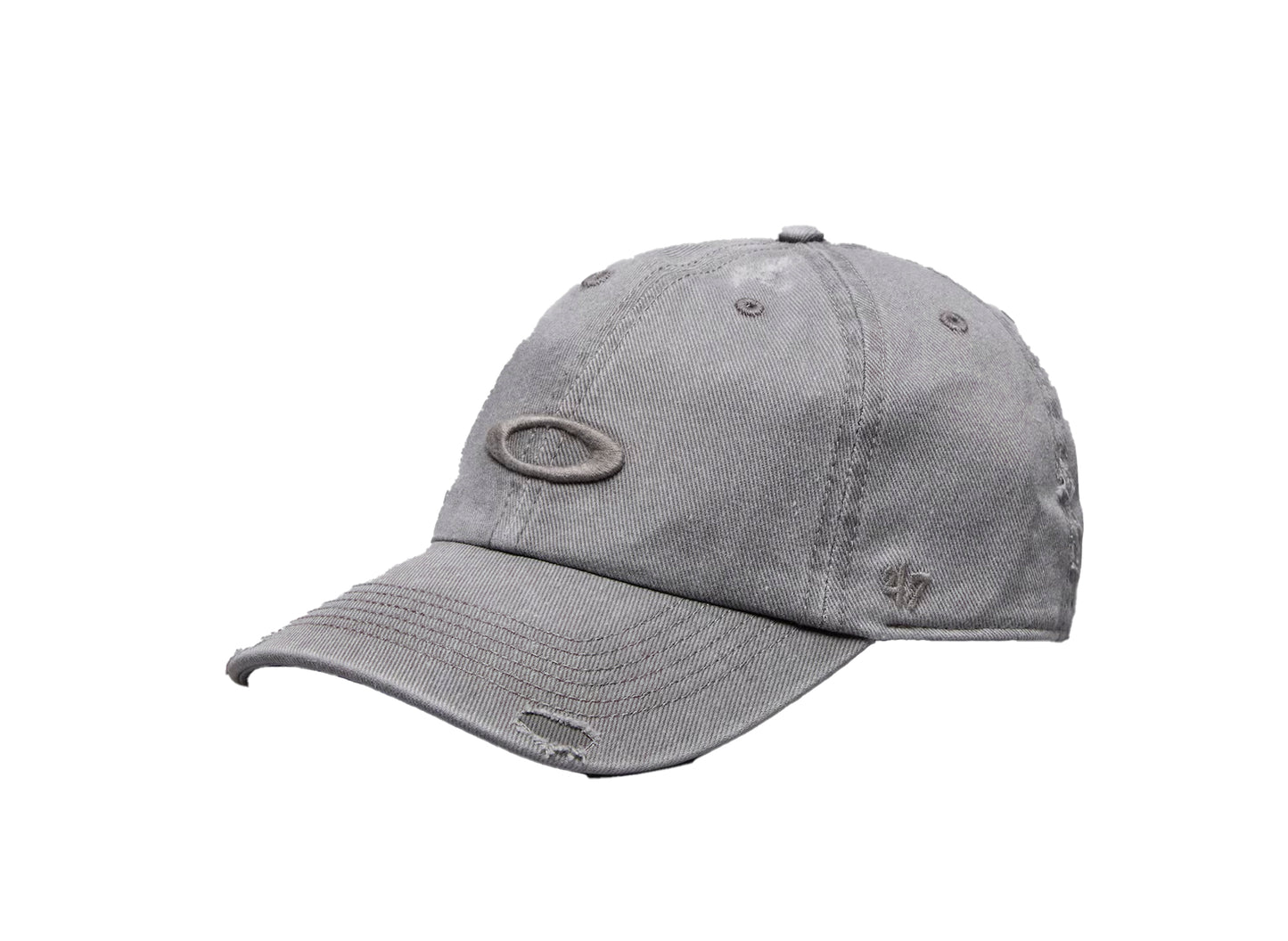 Oakley x '47 Reserve Distressed Cap in Granite Gray, men's accessory