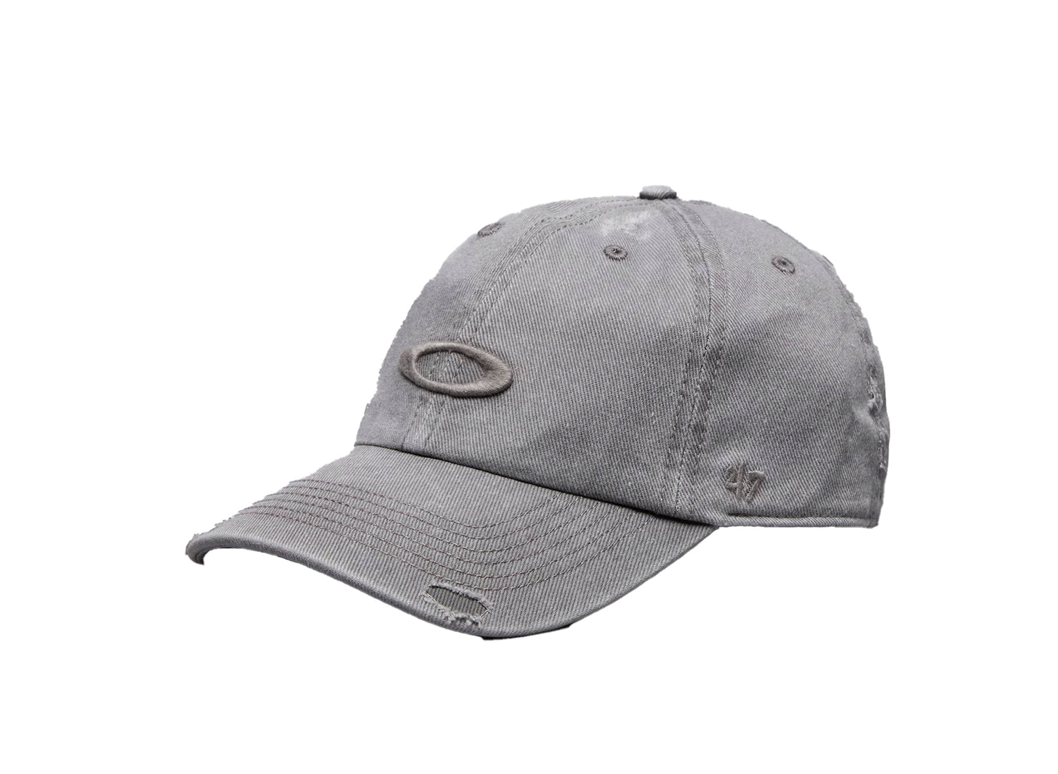 Oakley x '47 Reserve Distressed Cap in Granite Gray, men's accessory