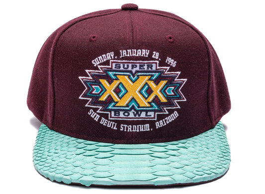 Just Don Super Bowl XXX Python (Teal Brim) Hat