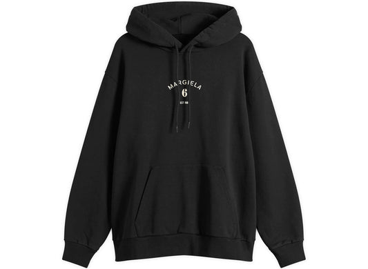 Maison Margiela MM6 Mannequin Print Hooded Sweatshirt in Black