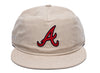 New Era Brushed Nylon Atlanta Braves Hat