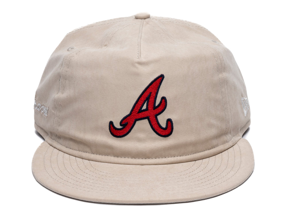 New Era Brushed Nylon Atlanta Braves Hat