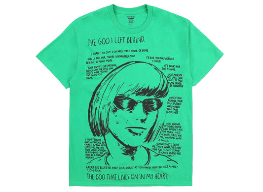 Pleasures x Sonic Youth The Goo Tee in Green