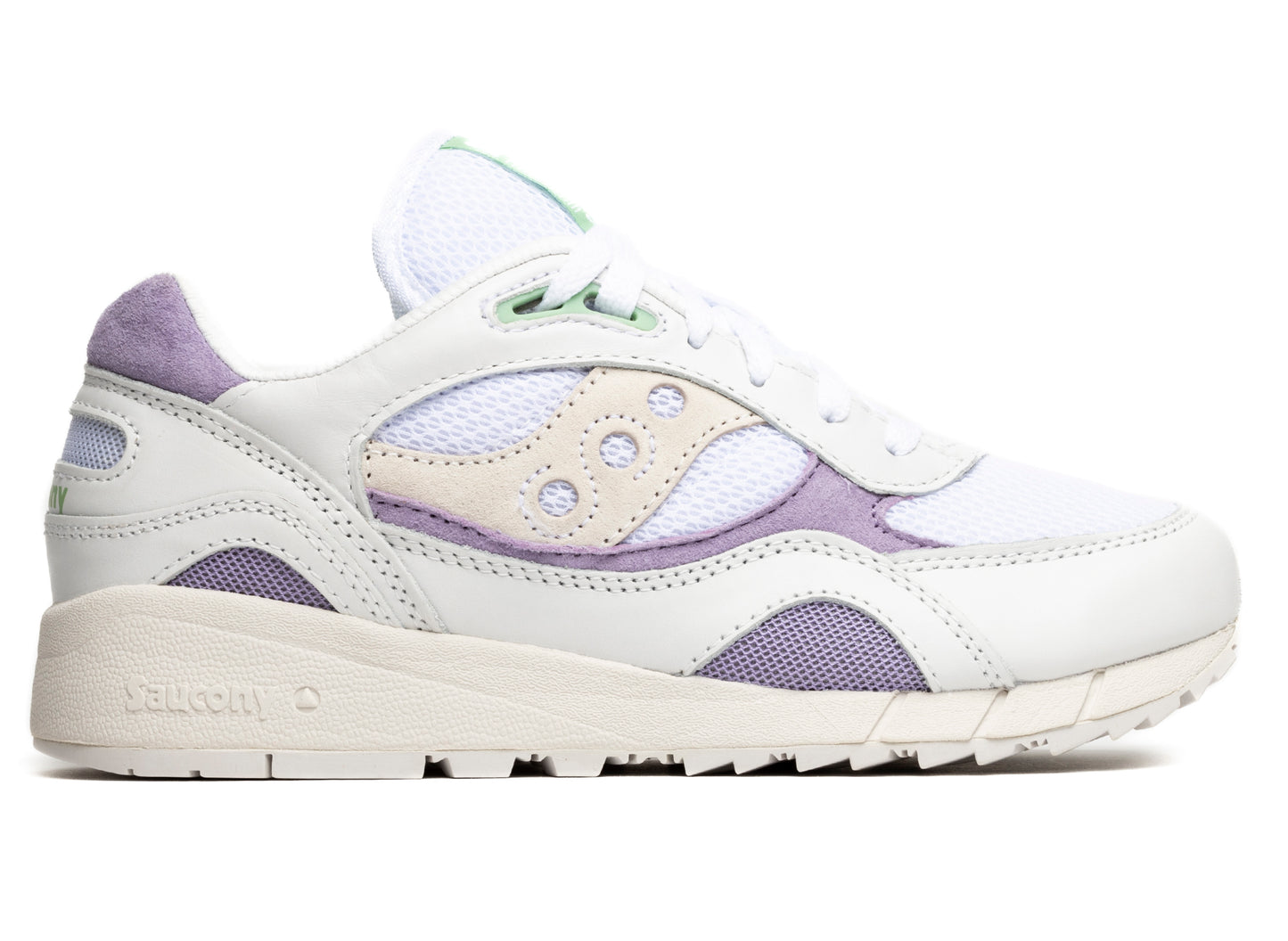 Running Shoes Saucony Shadow 6000 Womens White/gray/purple Women's