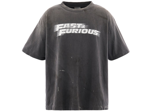Saint Michael 'Fast Furious' SS T-Shirt in Black