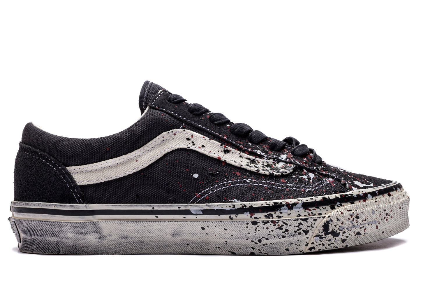 Vans LX Old Skool 36 Paint Splatter in Charcoal