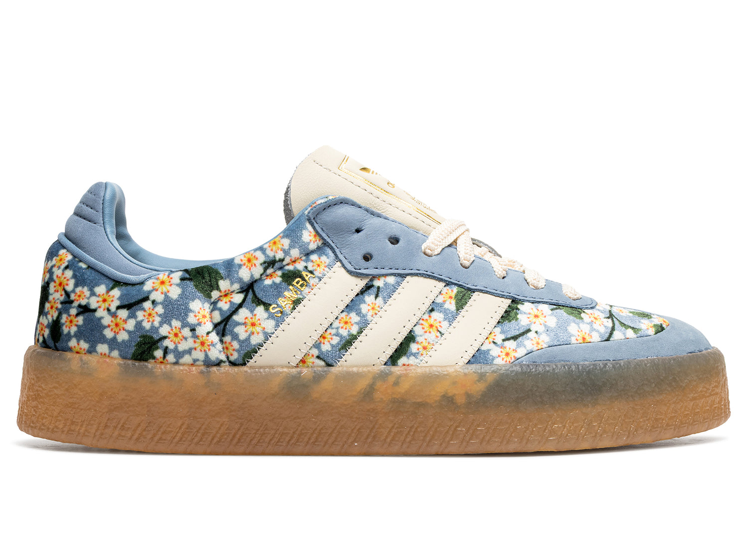 【新品】adidas Samba 水色　ORIBBON 付き キッズ 【ADIDAS】 アディダス 17-21 SAMBA OG C サンバ OG