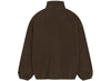 Fear of God Essentials Brushed Half Zip Pullover in Brown