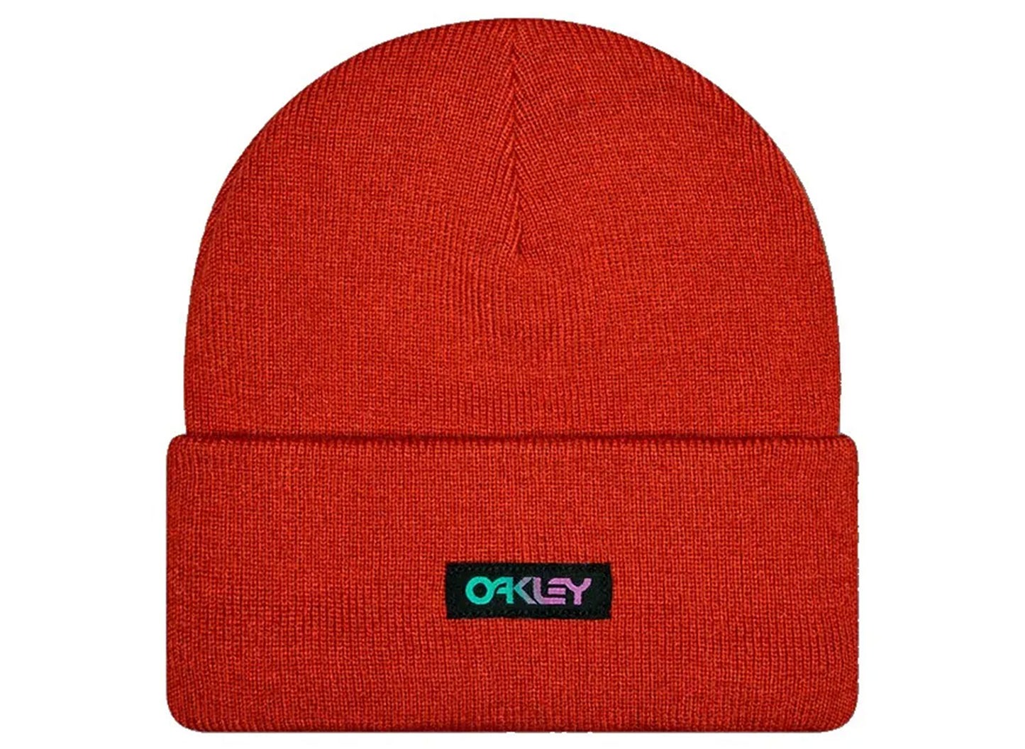 Oakley B1B Gradient Patch Beanie in Flame Red