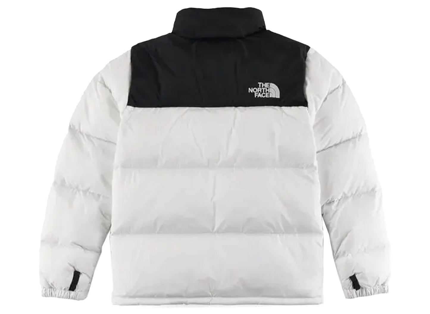 The North Face 1996 Retro Nuptse Jacket in White Dune / TNF Black