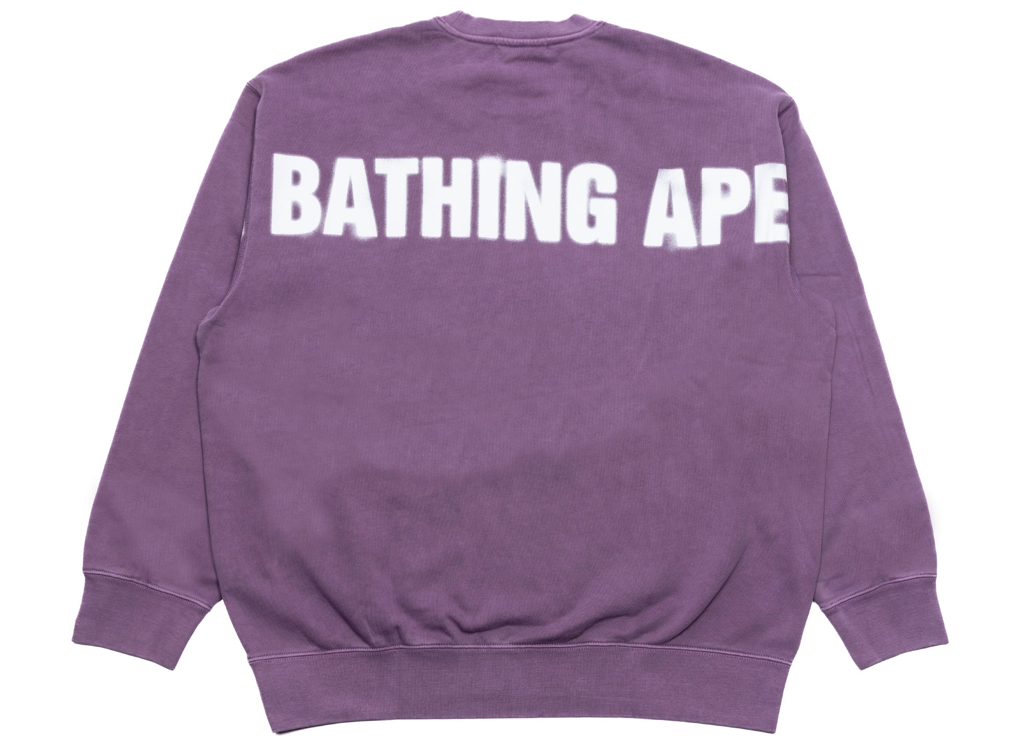 A Bathing Ape Spray Ape Garment Dyed Crewneck – Oneness Boutique