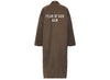 Fear of God Essentials Textured Nylon Trench in Brown