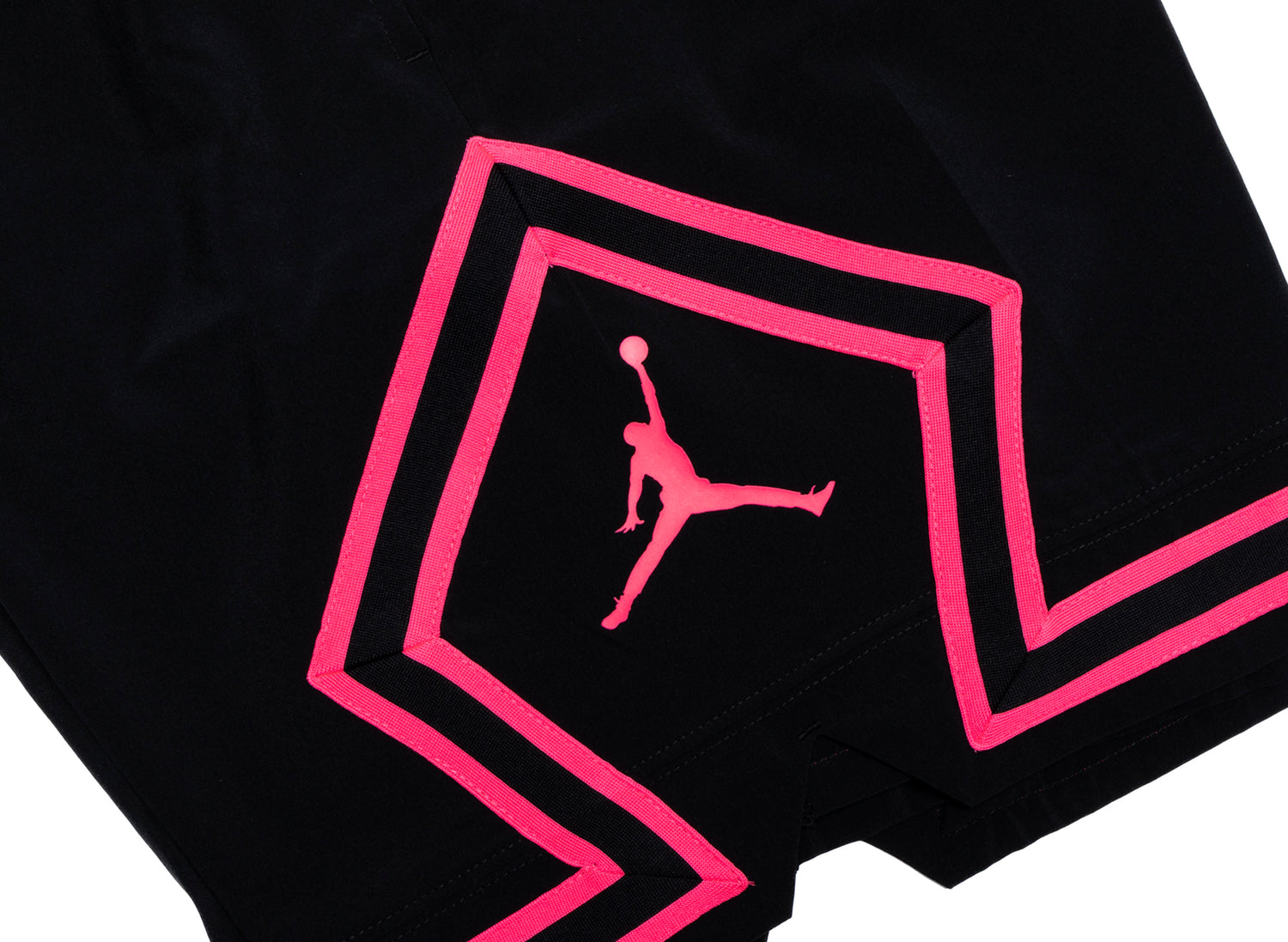 jordan men jordan dri fit sport diamond shorts black hyper pink hyper pink