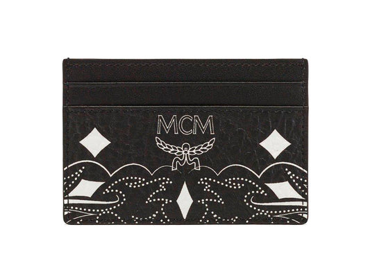MCM Mini Aren VI Card Case in Black