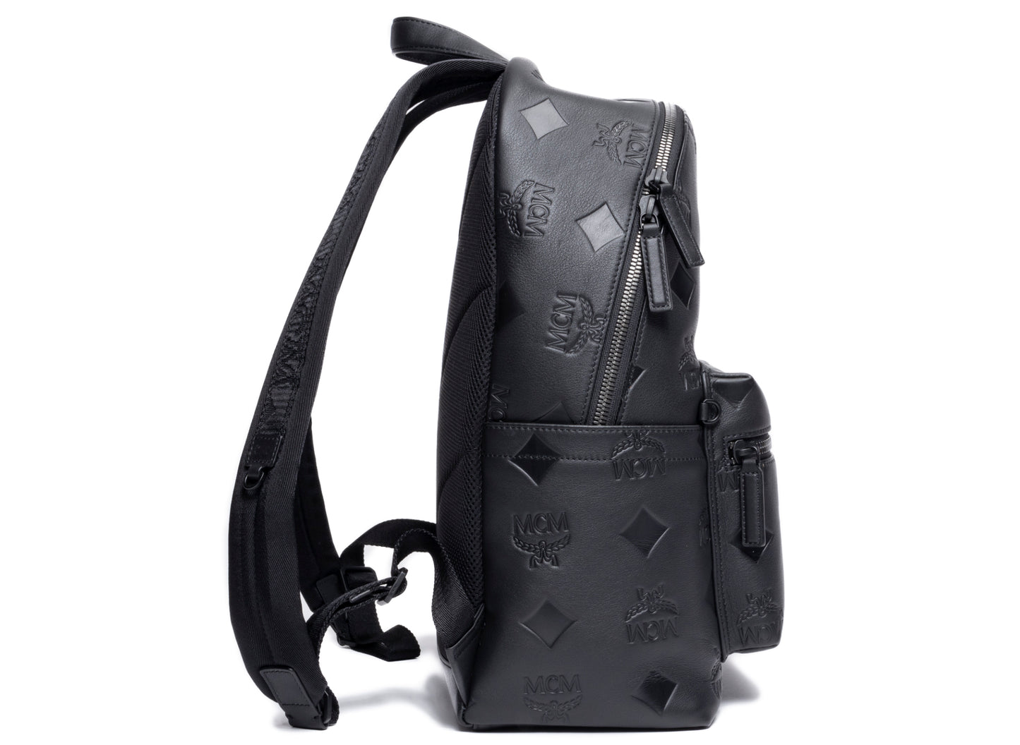 MCM Stark Maxi Leather Backpack