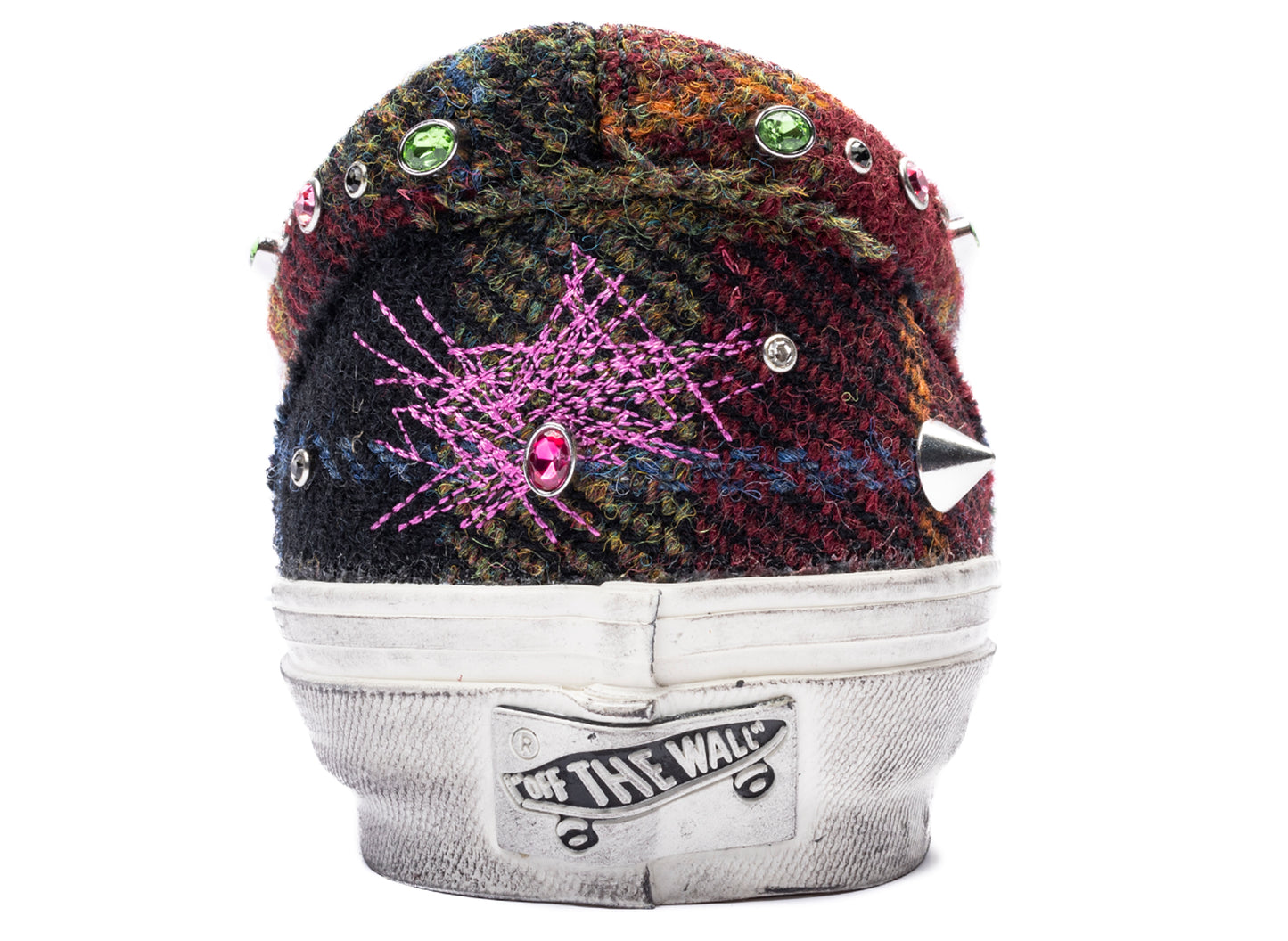 Vans x Harris Tweed LX Classic Slip-On 98 in Red / Multi