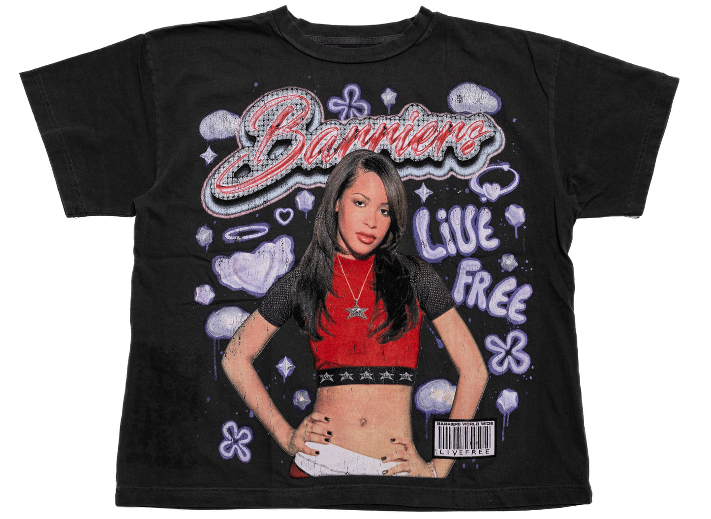 Barriers x Aaliyah One in a Million Tee in Black