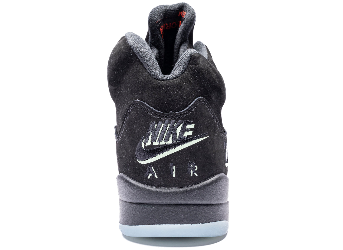 GS Air Jordan 5 Retro “Halloween” in Black / Picante Red