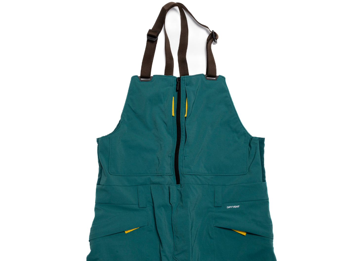 The North Face Freedom Bib in Pacific Teal, men's snow bib pants, view 3