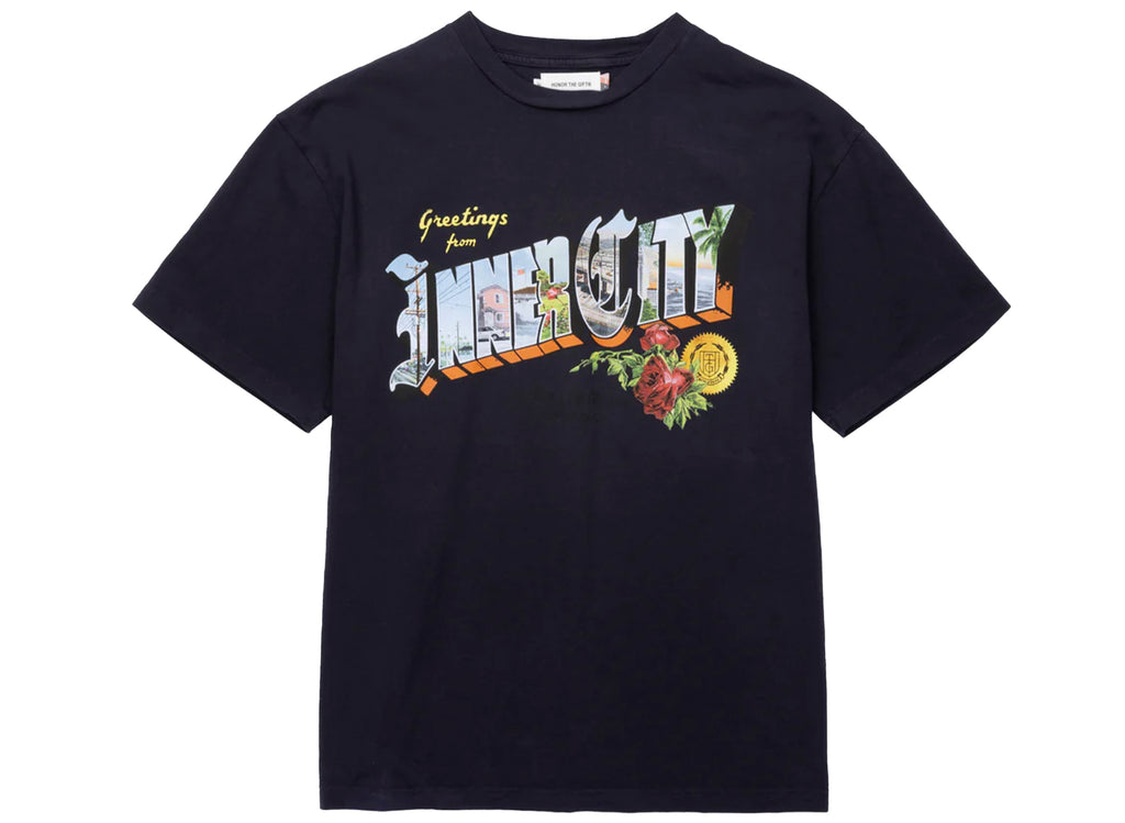 Honor the Gift Greetings 2.0 S/S Tee in Black