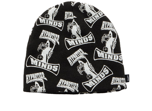HUF x Three 6 Mafia Skull Beanie in Black