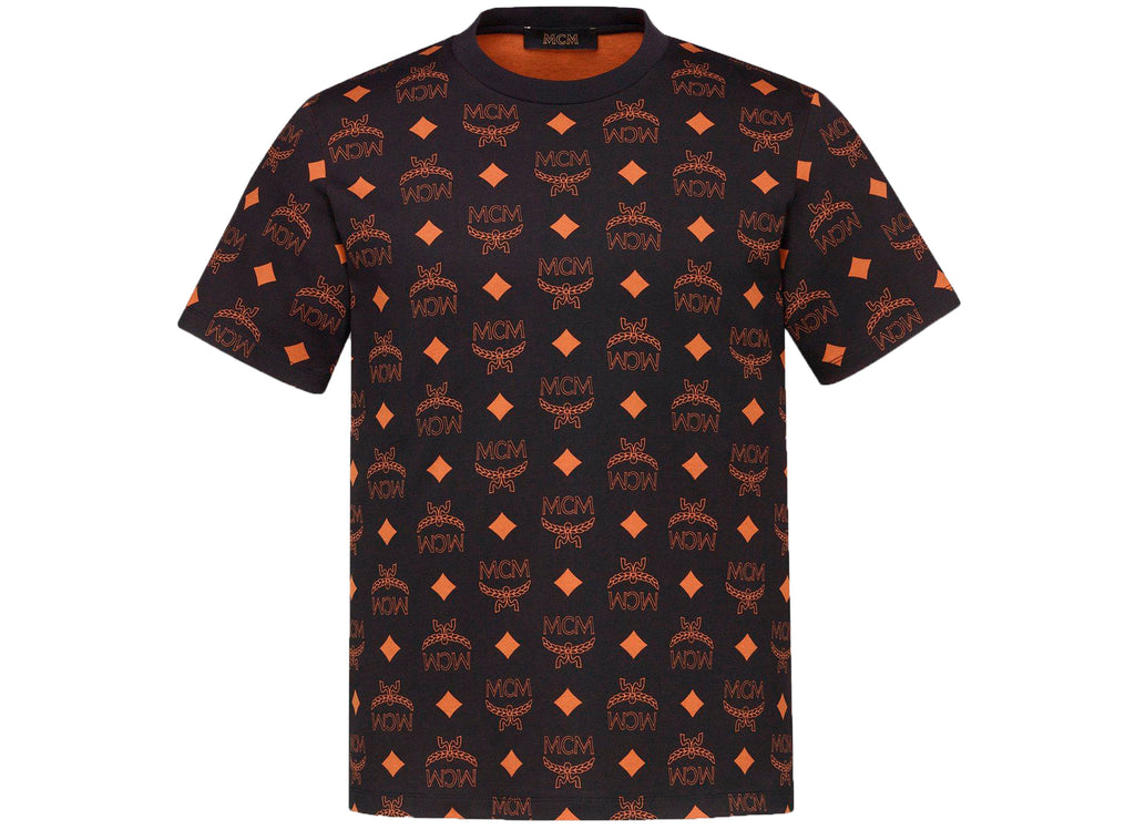 MCM Monogram T-Shirt in Black
