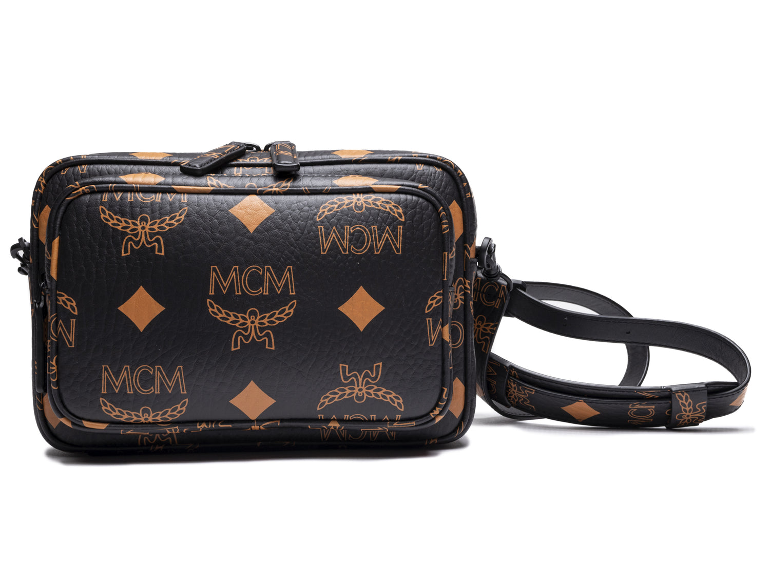 MCM Aren Maxi MN VI Small Crossbody Bag in Black xld – Oneness