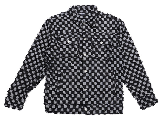 Pleasures Curfew Checker Trucker Jacket