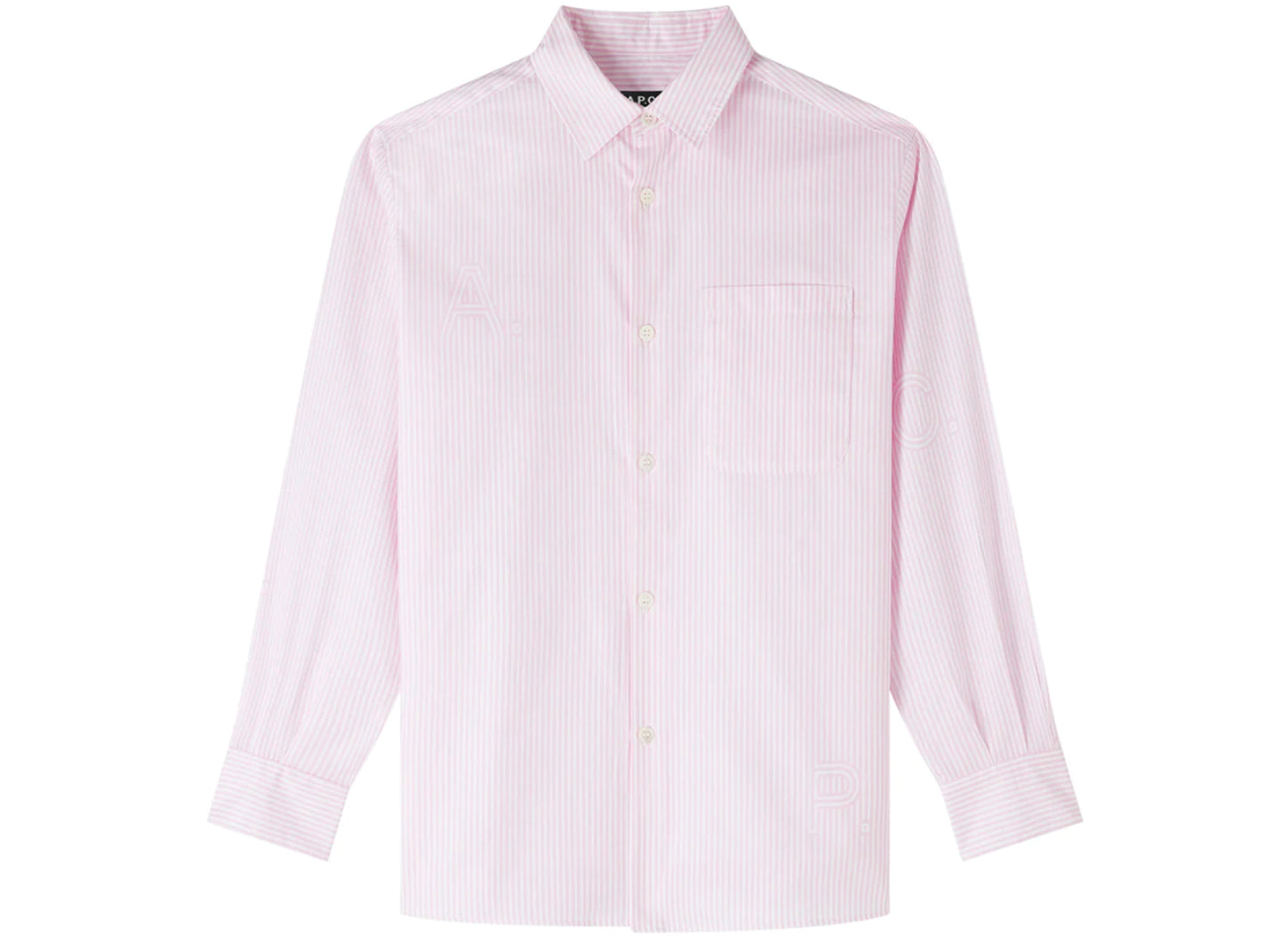 A.P.C. Malo Shirt in Rose xld