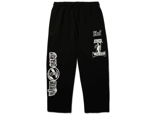 HUF x Three 6 Mafia Sweatpants in Black