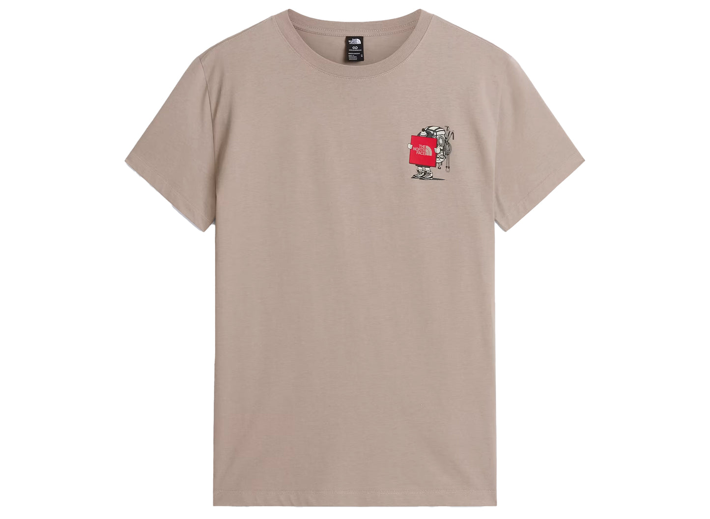 Unisex The North Face Gear Up Get Out Relaxed Tee - Graphic in Stone Slab