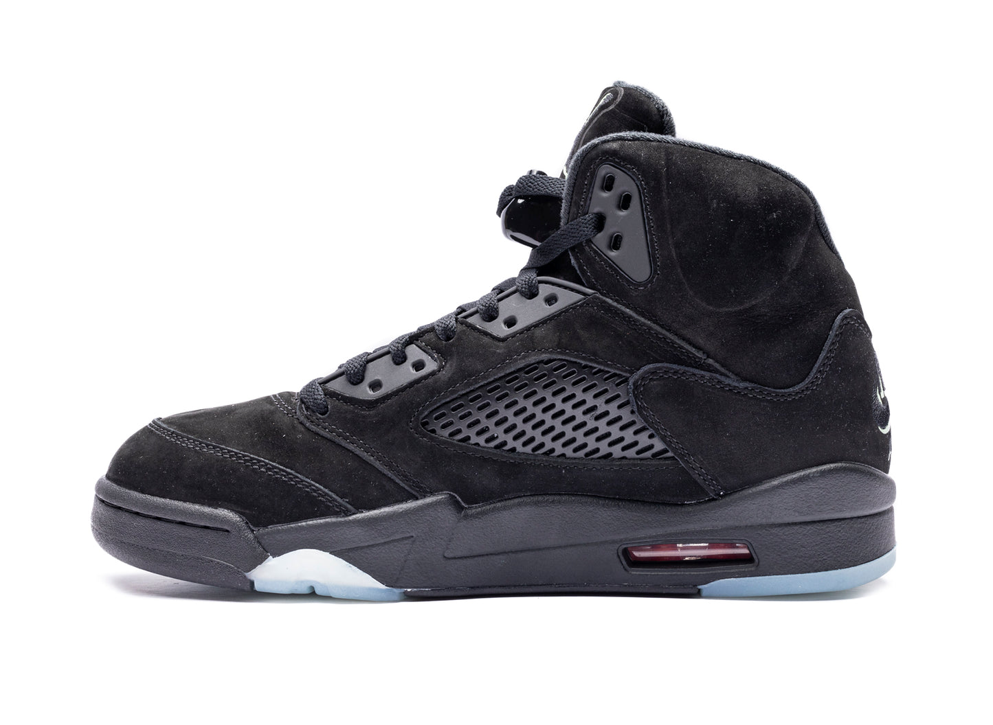 GS Air Jordan 5 Retro “Halloween” in Black / Picante Red