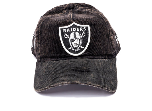 New Era Las Vegas Raiders 9Forty A-Frame Hat in Black