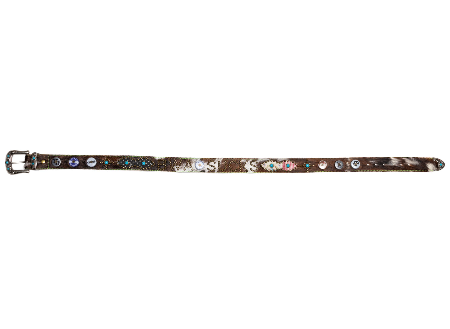 Better With Age Chastity Belt in brown, a one-of-one handmade men's belt, view 4